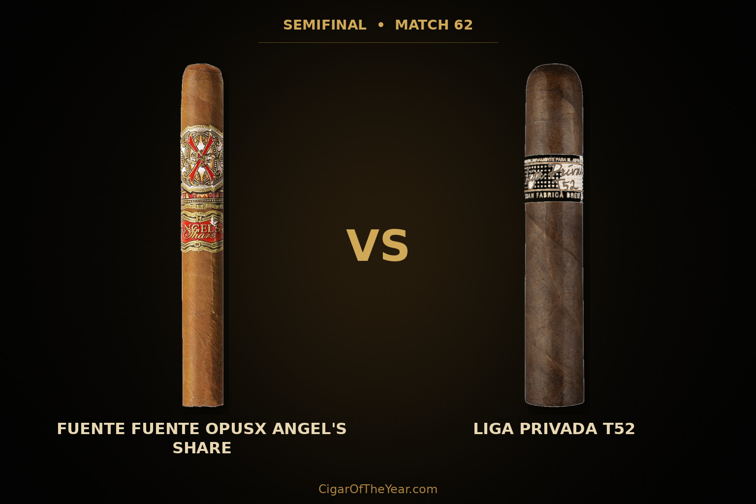 Fuente Fuente OpusX Angel's Share vs Liga Privada T52 in Match M62